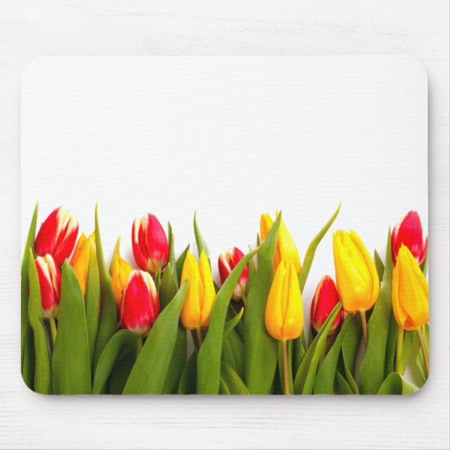 Just Tulips Mouse Pad (Front)
