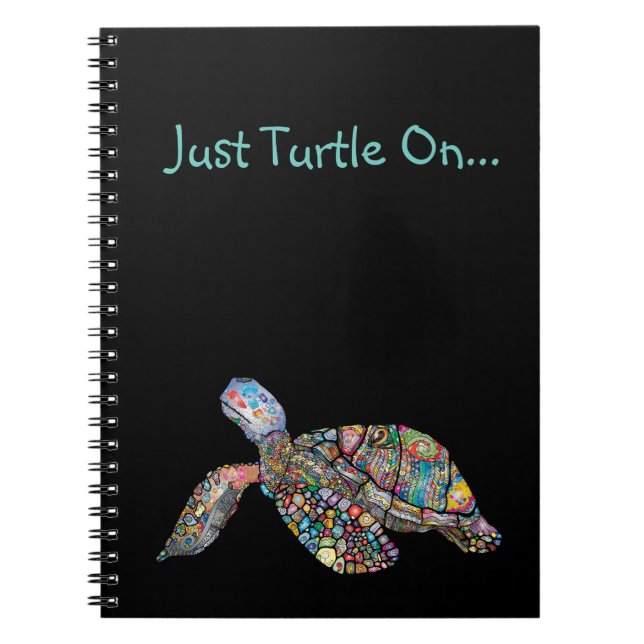 Just Turtle On Spiral Notebook (Front)