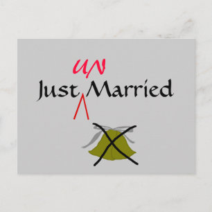 Just UN-Married - postcard