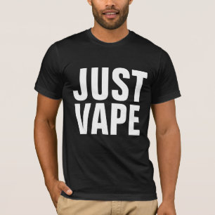 JUST VAPE T-Shirts in Black