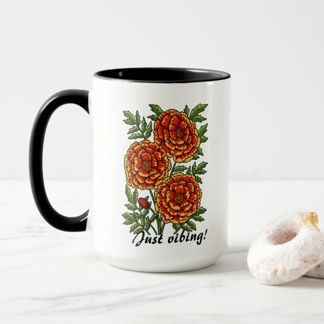 Just Vibing Mug (With Donut)