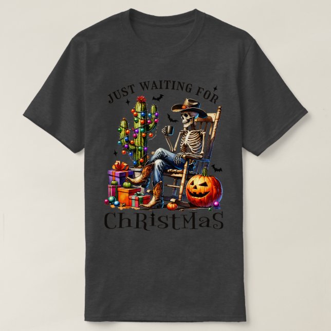 Just waiting for Christmas TShirt 1 (Design Front)