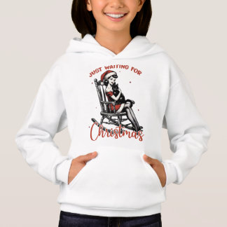 Just Waiting for Christmas with Retro Girl & Cat H