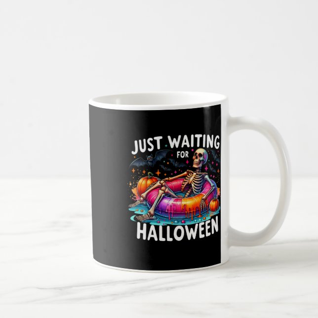 Just Waiting For Halloween 1  Coffee Mug (Right)