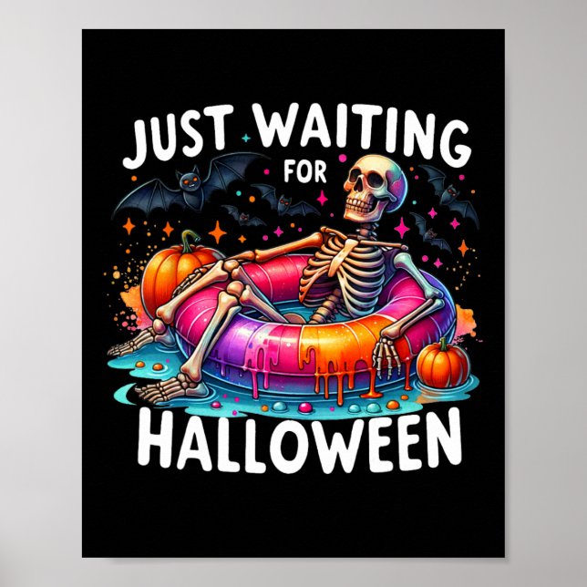 Just Waiting For Halloween 1  Poster (Front)