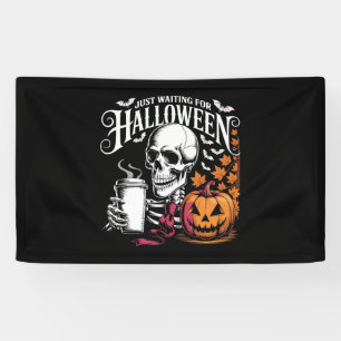Just Waiting For Halloween Banner