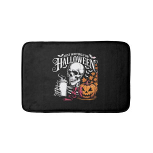Just Waiting For Halloween Bath Mat