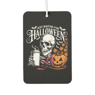Just Waiting For Halloween Car Air Freshener