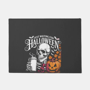 Just Waiting For Halloween Doormat