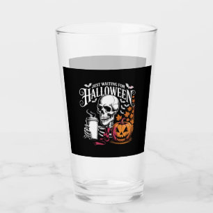 Just Waiting For Halloween Glass