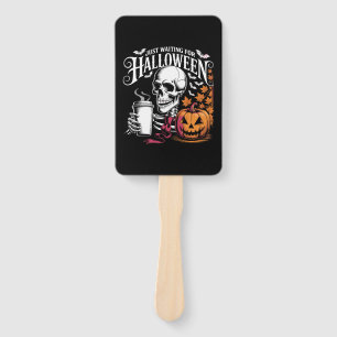 Just Waiting For Halloween Hand Fan