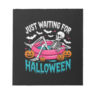 Just Waiting For Halloween Png Notepad