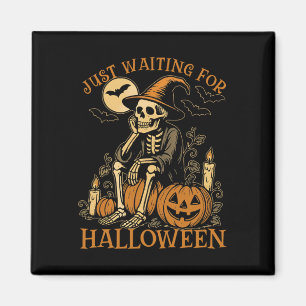 Just Waiting For Halloween Shirt - Summerween Funn Magnet