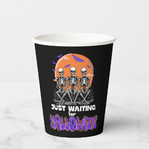 Just Waiting for Halloween, Spooky Skeleton Paper Cups
