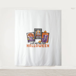 Just Waiting Halloween Fall Vibes Tapestry
