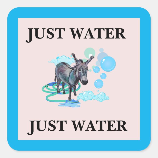 JUST WATER LABEL (Front)