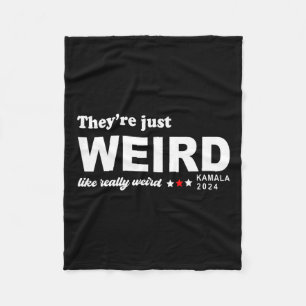 Just Weird Like Really Weird Fleece Blanket