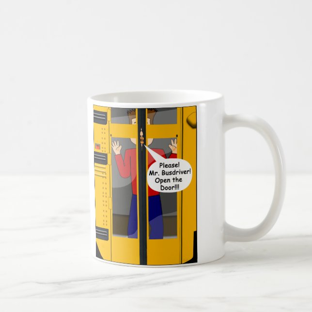 Just what a Bus Driver needs to relax, coffee. Coffee Mug (Right)