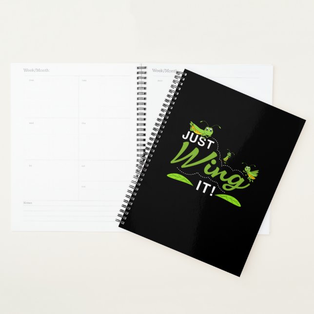 Just Wing it - Grasshopper Keep Trying Quote Planner (Display)