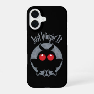 Just Wingin' It Mothman Mischief iPhone 16 Case