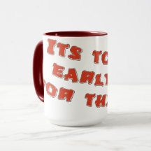 Just woke up, need coffee mug