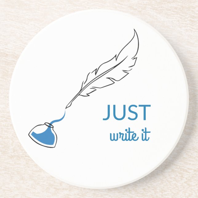 Just write it coaster (Front)