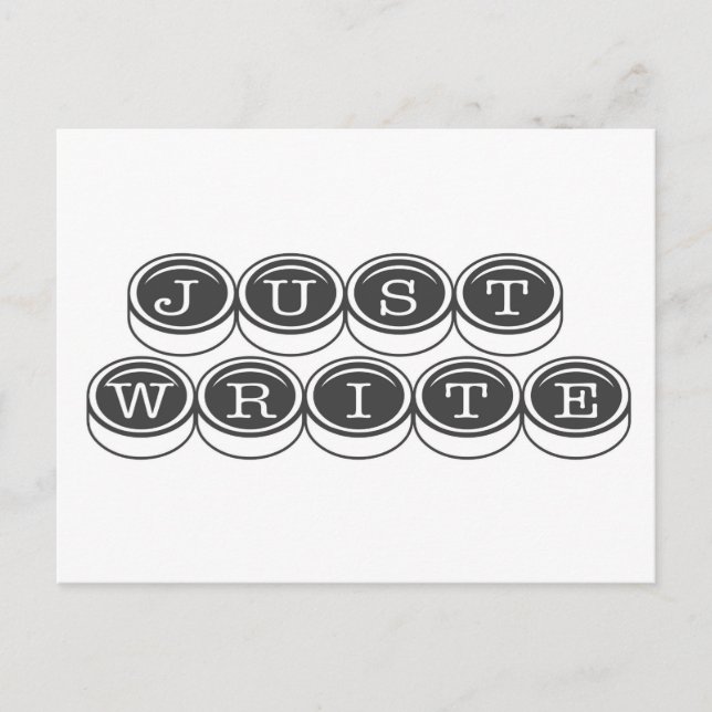 Just Write Postcard (Front)