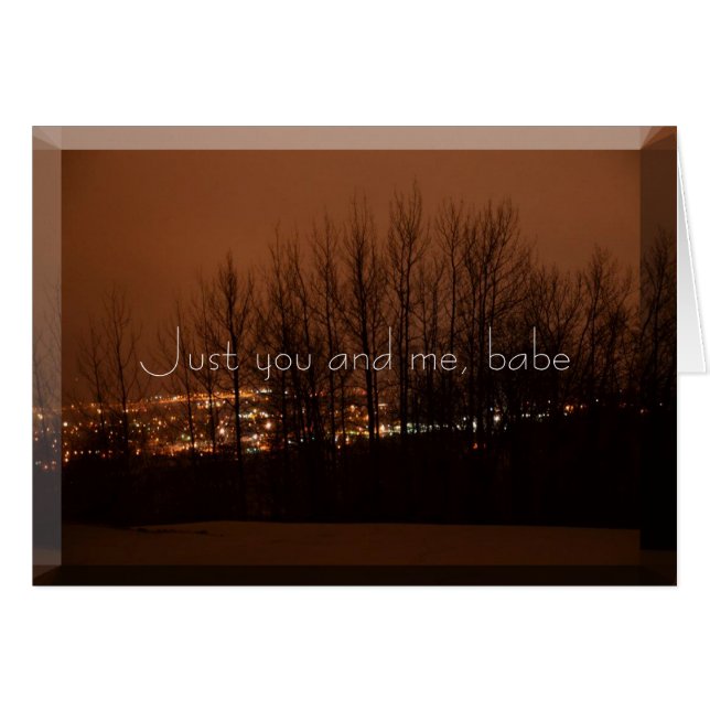 Just you and me (Front Horizontal)