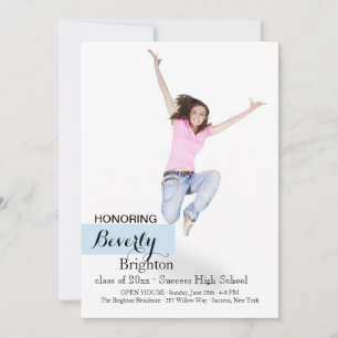 Just Your Style Photo Graduation Invitation