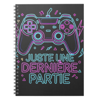 Juste Une Dernière Partie Gamer Notebook - Retro