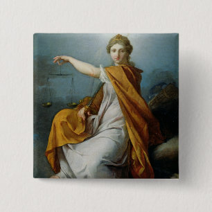 Justice 15 Cm Square Badge