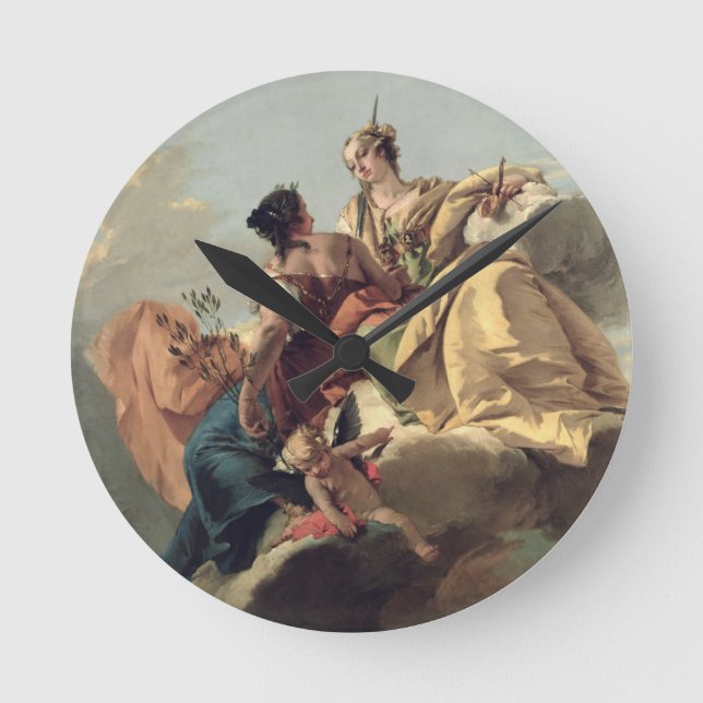 Justice and Peace Round Clock (Front)
