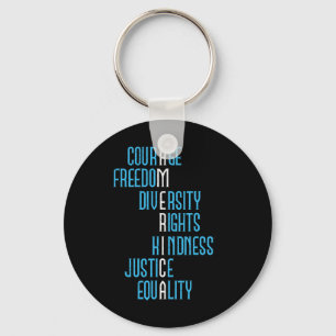 Justice Equality America Anti-trump Resist Politic Key Ring