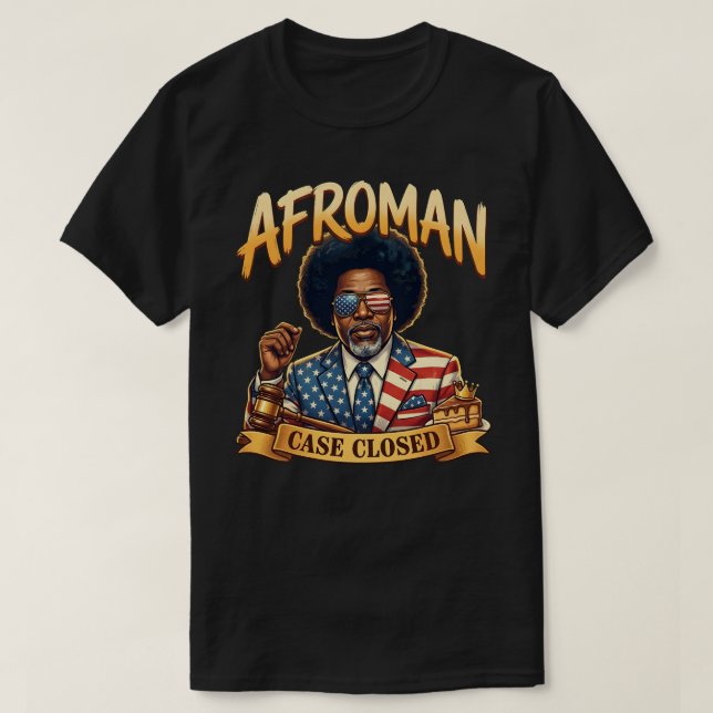 Justice for Afroman | Case Closed Lemon Pound Cake T-Shirt (Design Front)