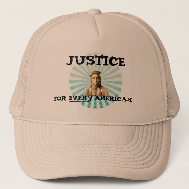 Justice for EVERY American Trucker Hat (Front)