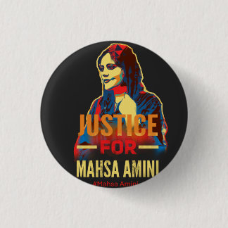 Justice for Mahsa Amini 3 Cm Round Badge
