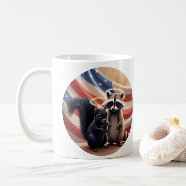 Justice for Peanut and Fred Mug (With Donut)