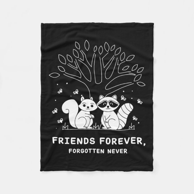 Justice For Peanut The Squirrel – Christmas Xmas S Fleece Blanket (Front)