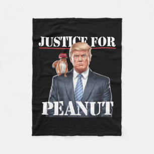 Justice For Peanut The Squirrel – Christmas Xmas S Fleece Blanket