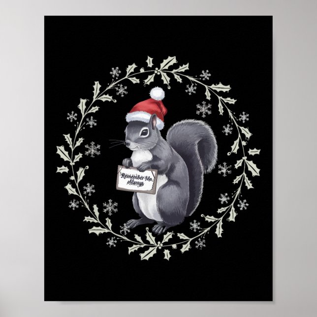 Justice For Peanut The Squirrel – Christmas Xmas S Poster (Front)