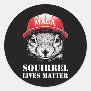 Justice For Peanut The Squirrel Lives Problem Vote Classic Round Sticker
