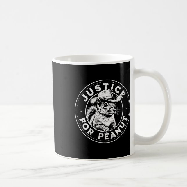 Justice For Peanut The Squirrel - P’nut Pnut Peanu Coffee Mug (Right)