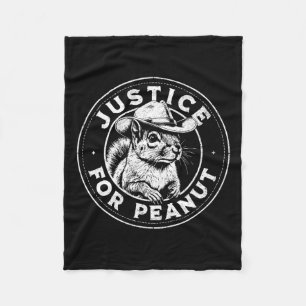 Justice For Peanut The Squirrel - P’nut Pnut Peanu Fleece Blanket