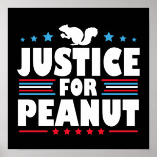 Justice For Peanut The Squirrel Poster