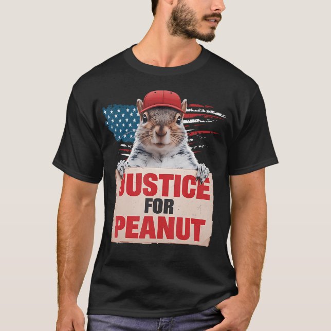 Justice For Peanut The Squirrel Tee - Peanut Squir (Front)