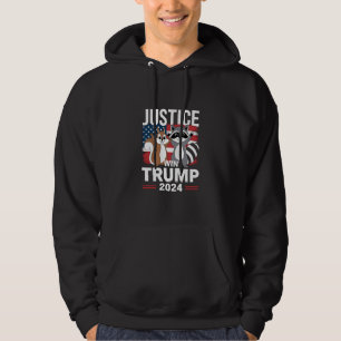 Justice For Peanut Win Trump 2024 Hoodie