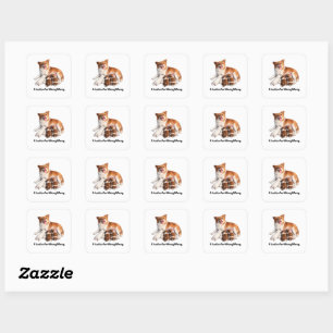 Justice for Wang Wang Square Sticker