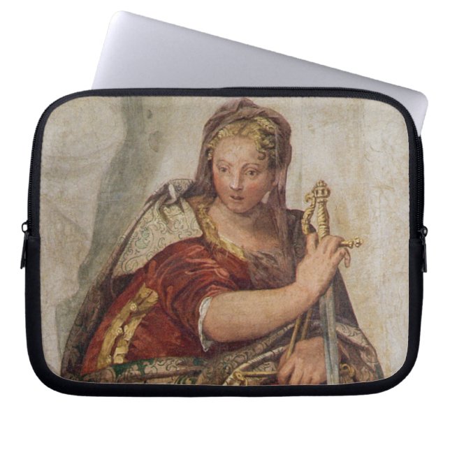 Justice, from the walls of the sacristy (fresco) laptop sleeve (Front)