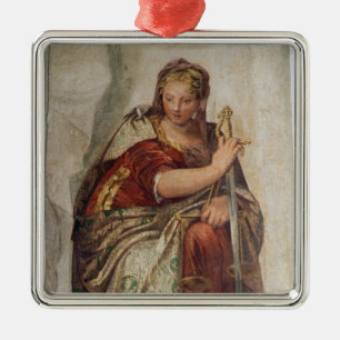 Justice, from the walls of the sacristy (fresco) metal tree decoration