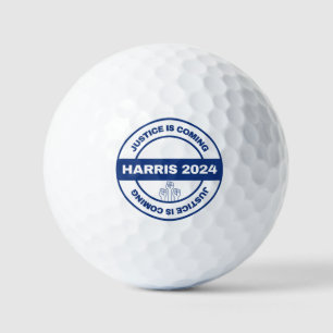 Justice is Coming Kamala harris Walz Election Golf Balls